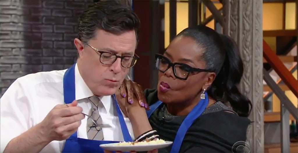 Stephen Colbert, Oprah Winfrey Stephen Colbert, Oprah Winfrey